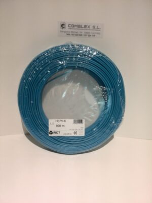 HILO FLEXIBLE H07V-K 1,5 (VENTA EN ROLLOS)-Azul